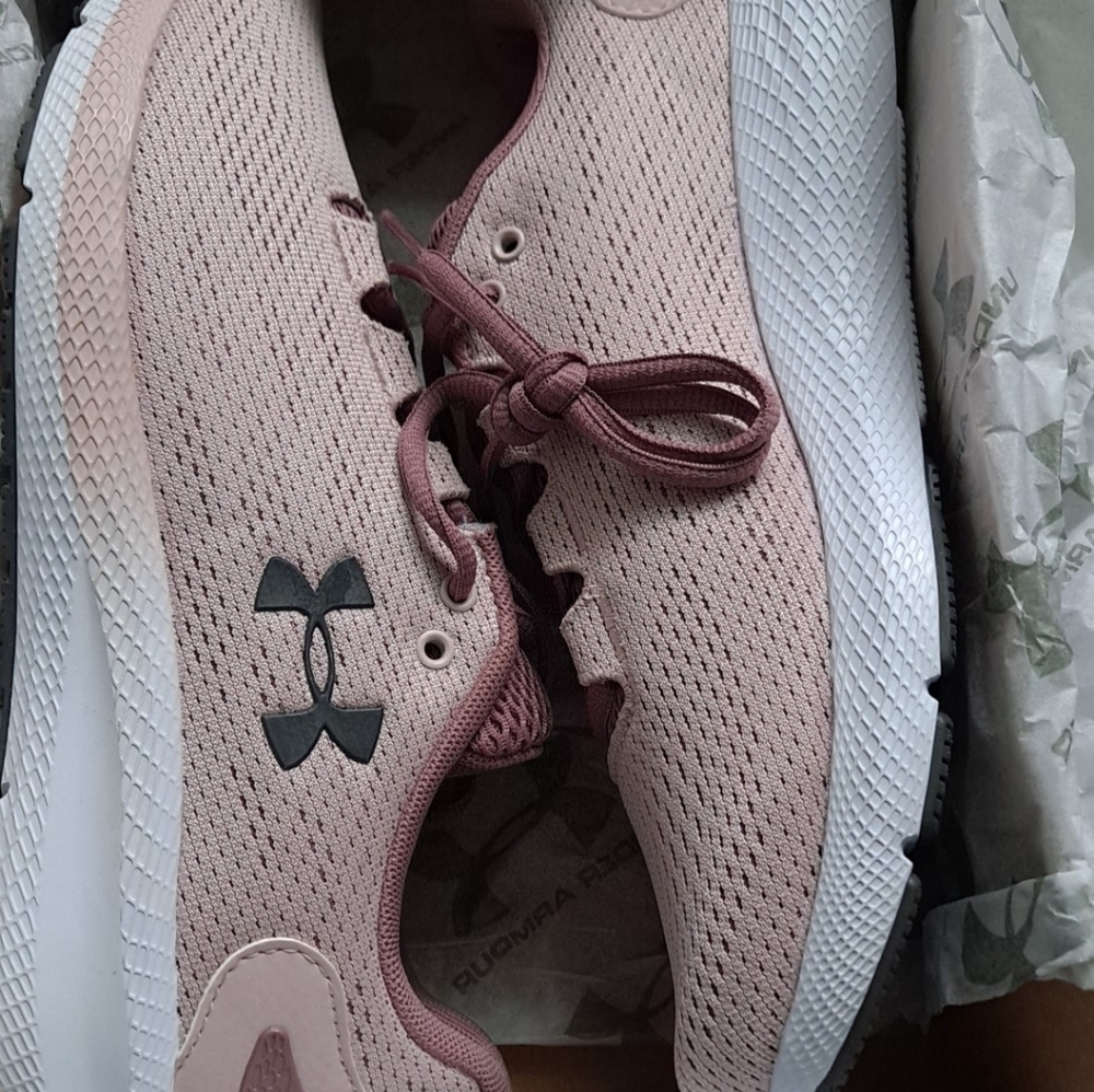 Under Armour Charged Pursuit Running Shoes, Size 8, Color Pink Rose